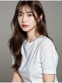 20代30代40代シアーカラーエアリーカール美髪レイヤーセミディ