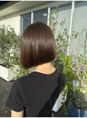 ボブ×髪質改善ストレート