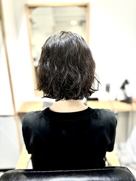 エニィ 池袋西口(Any) デザインカラー/レイヤーカット/ウェットヘア/オリーブベージュ