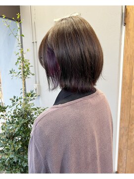 フラム(fulam) イヤリングカラーパープル