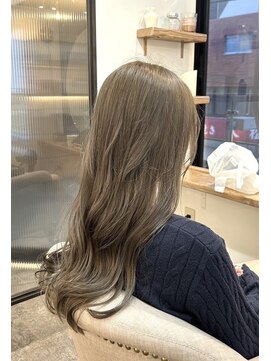 シアアルン 新小岩店(SHEER alun) ミルクティーグレージュ/ダブルカラー/SHEERalun新小岩店