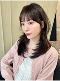 〇韓国ヘア レイヤーカット 顔周りカット