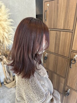ブランカヘアー 西尾(BLANCA HAIR) ルビーピンク