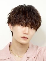 オーシャントーキョー(OCEAN TOKYO)&nbsp;メンズパーマツイスパ波巻きスパイラルマッシュセンターパート