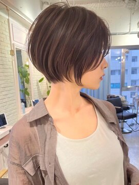 ロンドウル 熊本(Lond ulu) ウェーブミディアム似合わせカットメルティカラーショート/熊本