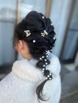 ヘアショップエヌアンドエー 久喜 栗橋店(hairshop N&A)&nbsp;ヘアアレンジ（ヘアセット/結婚式/お呼ばれ/編みおろし）