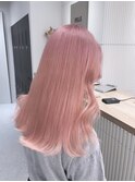 イメチェン/ホワイトブロンド/外ハネボブ/ワイドバング/渋谷