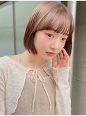 ふんわりミディアムイメチェン美髪サイドバング大人ボブ