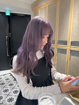 ヘアサロン ガリカ 表参道(hair salon Gallica) 〈ayumi〉淡いラベンダーグレー
