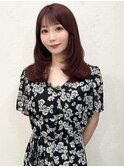 新宿韓国風お姉さんミディアムレイヤーワンカール