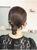 【Three/萩原/大分】お呼ばれヘア/カチモリヘア/タイトアレンジ