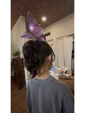 クルールえみ(couleur) 長さだしポニー