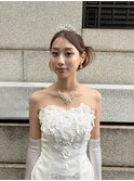 花嫁様ヘアメイク♪
