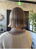 ミルクティーベージュ/外ハネボブ