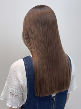 コーストバイマグ 塩尻店(COAST by Mag) 透明感ショコラブラウン×切りっぱなしセミロング