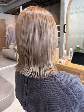 お手入れ簡単ストレート仕上げの切りっぱなしぼぶ