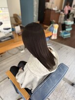 アロハナ 津店(ALOHANA)&nbsp;大人ガーリー！ダークアッシュ/バイカルテ髪質改善・髪質再生