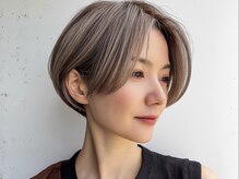 ヘッズ 本八幡店(HEADS)の雰囲気（髪馴染みのいい脱白髪染めハイライトのデザイン＊[本八幡]）