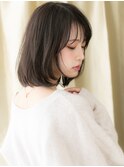 黒髪大人美人ワンカール前下がりAラインボブX戸田公園30代40代
