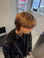 ブリーチ 静岡店(BLEACHi)&nbsp;海外風センターパートショートウルフ