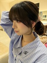 アイコニック 豊田店(ICONIQ) イメチェン/ピンクベージュ/アンブレラカラー/前髪/顔周りカット