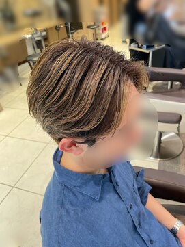 アッシュ 等々力店(Ash) メンズバレイヤージュ 1ブリーチカラー