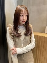 ロンドシェリ 仙台(Lond Cheri)&nbsp;レイヤーカット前髪仙台髪質改善ブリーチなしレイヤー学割