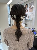 エムタニグチミュー(MTANIGUCHI Mieux) 編みおろし/ヘアセット/結婚式ヘア/お呼ばれヘア