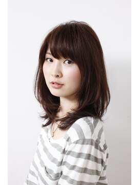 ルーファス 恵比寿 渋谷(Ruufus) 重めワンレンミディゆるふわカール