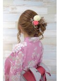 浴衣にぴったり！ふわふわサイド