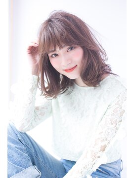 アンヘアー 元町三宮(UNHAIR) ワイドバンクミディアム【モーブカラー】