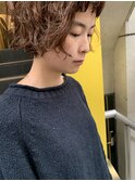 bibito 切りっぱなしマニッシュなソフトソバージュ 小顔ボブ