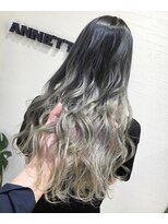 ケンジ 平塚 アネッタ(KENJE annetta)&nbsp;【モテグラデーションカラー】ダークブルー×ホワイティー