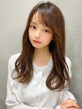 アフロート エル 錦糸町(AFLOAT L) LallYou　錦糸町　ココアブラウン抜け感ヘアひし形シルエット