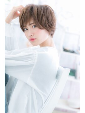 ミック ヘアアンドメイク アップ 駒込店(miq Hair&Make up) 大人ガーリー◎くせ毛風マッシュショート