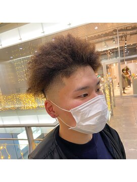 マイティ バイ エイチ(mighty by H) アフロ×フェードスタイル