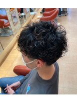 ヘアー ブランシェ 竹城台店(HAIR Branche) 隠れツーブロ×ＰＥＲＭ