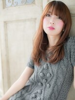 モッズ ヘア 福岡姪浜店(mod's hair)&nbsp;*mod's姪浜*…透け感シアーピンクブラウン前下がりワンカールe