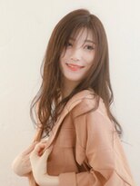 ヘアリゾート粋 ウナム 新宿東口店(enam)&nbsp;【新宿東口店：小谷川果歩】抜け感カール/シースルーバング