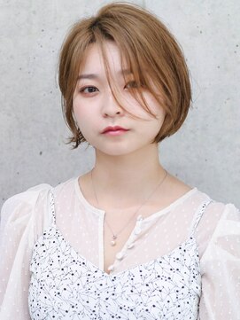 ルアン 上通り(ruen) 前髪長め ショートヘア 丸みショート ショートボブ 熊本 ruen