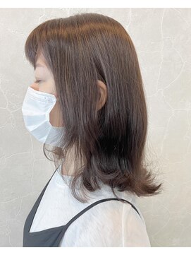 ジーナ 船橋(Zina) 大人かわいい20代30代40代小顔ショコラベージュ１Zina船橋