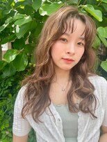 サラジュ 西宮北口店(SARAJU) 【SARAJU 西宮北口店】アッシュベージュ/ウェーブロング