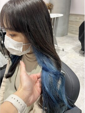 リーオオサカ(Lee Osaka) 【お顔まわりをお洒落に♪】インナーブルー/kana