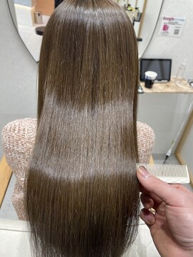 ジーナ 千葉(Zina) オリーブベージュ×髪質改善premium ハセガワ