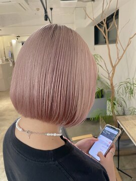 ザ オーダー(THE ORDER) ハイトーンボブ/ホワイトピンクカラー/ピンクベージュ