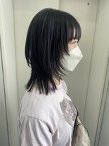 ヘアーデザイン シュシュ(hair design Chou Chou by Yone) 黒髪&ウルフレイヤーカット♪