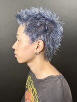 スキル(SKILL) スパイキーショート ブルーシルバー