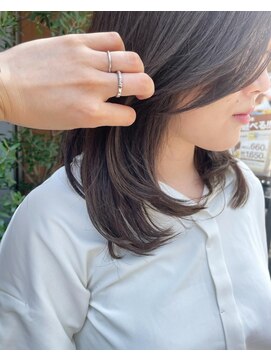 ネオリーブアイム 横浜西口店(Neolive aim) レイヤーカット　オリーブグレージュ＊