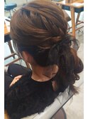 大人気20代30代◎ナチュラルベージュカラー玉ねぎヘアアレンジ