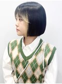 【松戸 石山】コンパクト顎ラインボブ ストレートミニボブ